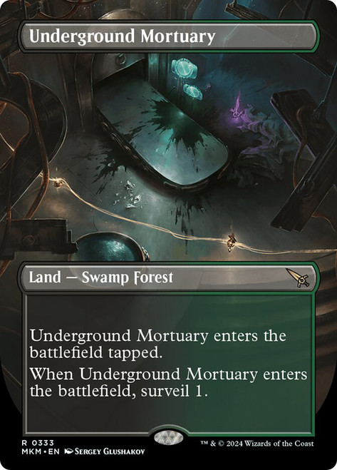 Underground Mortuary (Borderless)\nMurders at Karlov Manor - Variants\nSingle\nMagic The Gathering