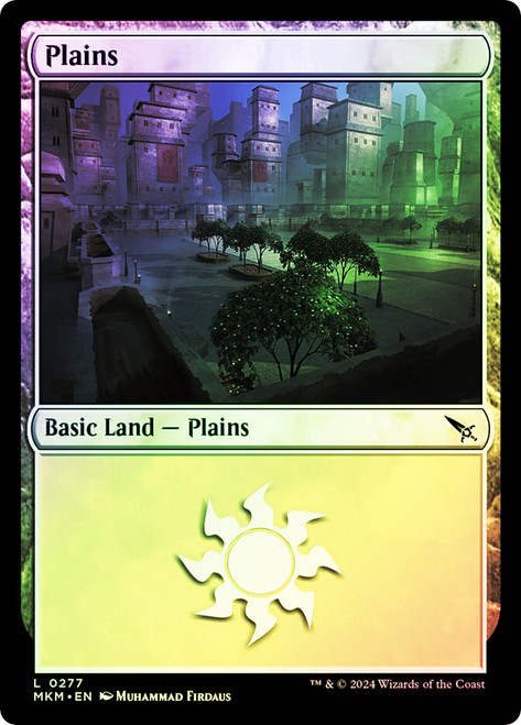 Plains (#277)\nMurders at Karlov Manor\nSingle\nMagic The Gathering