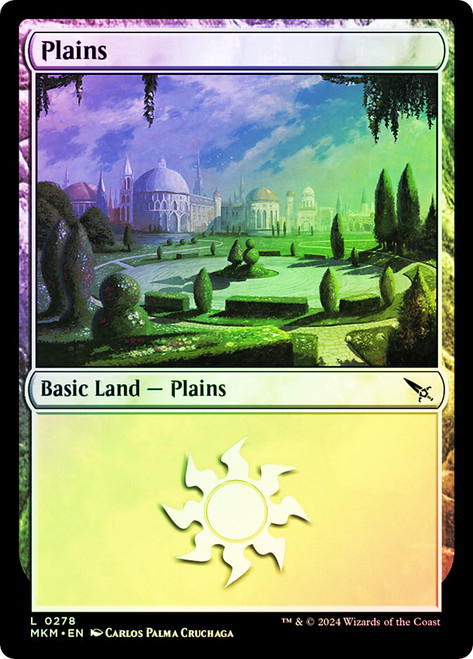 Plains (#278)\nMurders at Karlov Manor\nSingle\nMagic The Gathering
