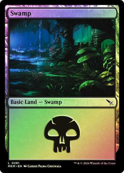 Swamp (#281)\nMurders at Karlov Manor\nSingle\nMagic The Gathering