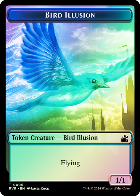 {Bird Illusion Token} // {Spirit Token} (Black/White)
Ravnica Remastered
Single
Magic: The Gathering