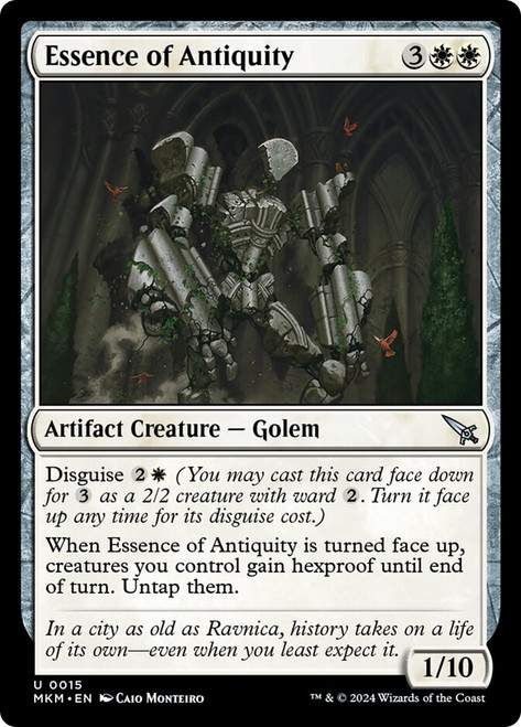 Essence of Antiquity\nMurders at Karlov Manor\nSingle\nMagic The Gathering