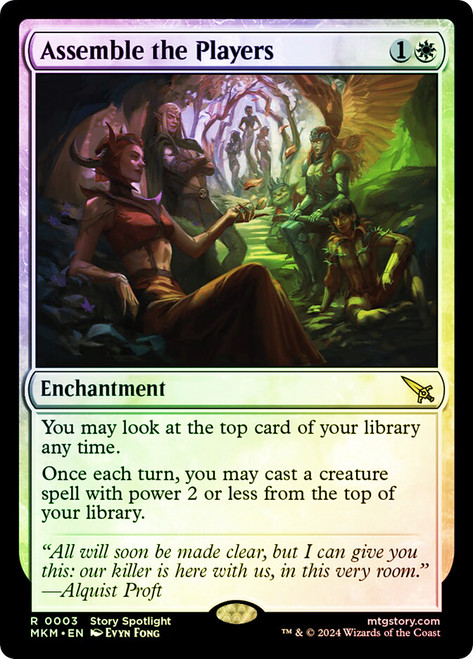 Assemble the Players\nMurders at Karlov Manor\nSingle\nMagic The Gathering