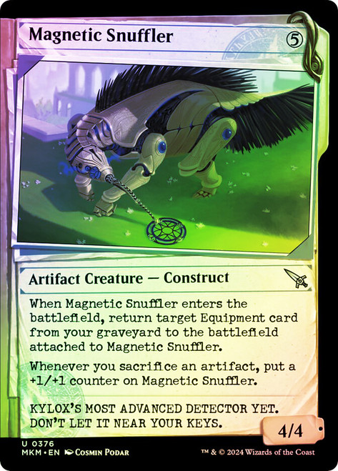 Magnetic Snuffler (Showcase)\nMurders at Karlov Manor - Variants\nSingle\nMagic The Gathering