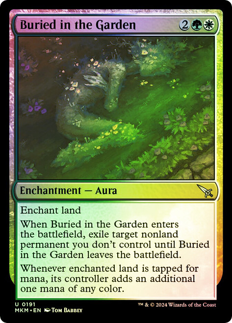 Buried in the Garden\nMurders at Karlov Manor\nSingle\nMagic The Gathering