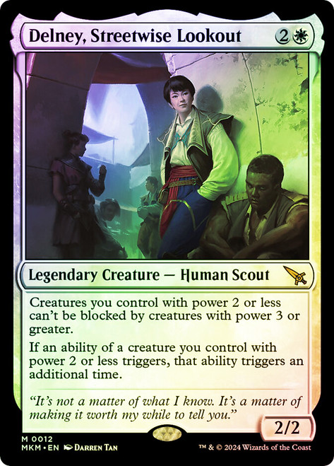 Delney, Streetwise Lookout\nMurders at Karlov Manor\nSingle\nMagic The Gathering