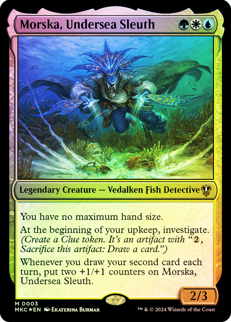 Morska, Undersea Sleuth\nMurders at Karlov Manor Commander\nSingle\nMagic The Gathering