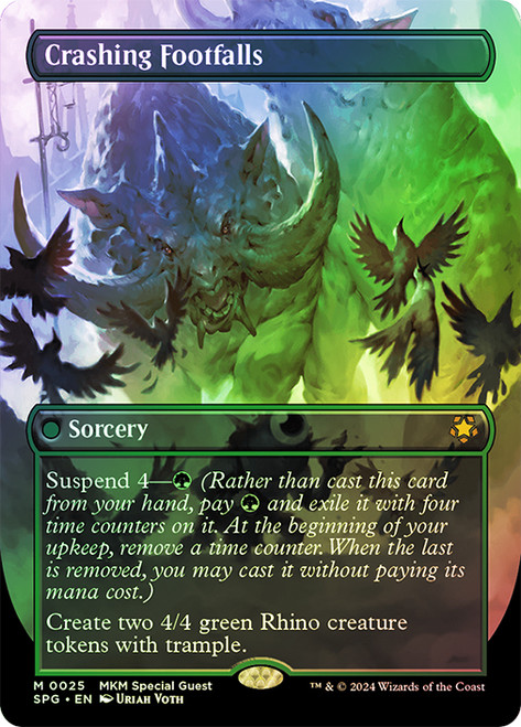 Crashing Footfalls (Borderless)\nSpecial Guests\nSingle\nMagic The Gathering