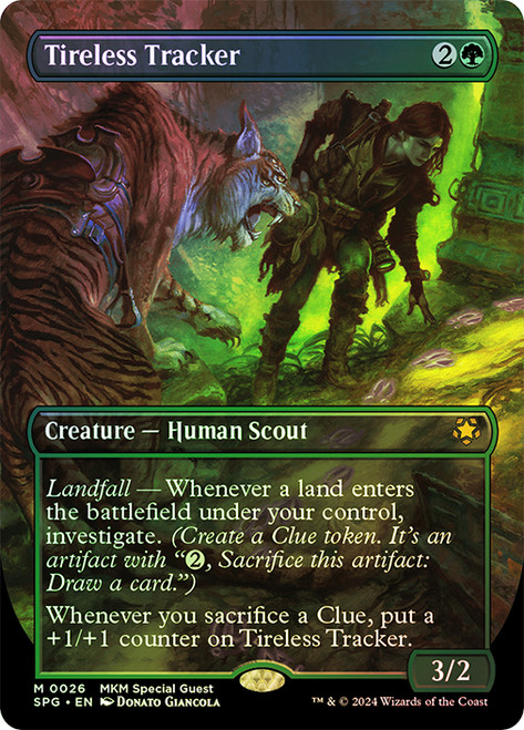 Tireless Tracker (Borderless)\nSpecial Guests\nSingle\nMagic The Gathering