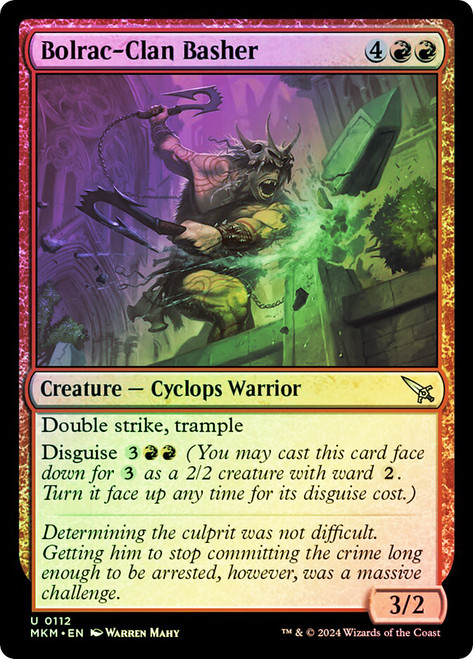 Bolrac-Clan Basher\nMurders at Karlov Manor\nSingle\nMagic The Gathering