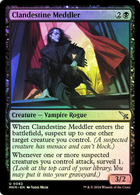 Clandestine Meddler\nMurders at Karlov Manor\nSingle\nMagic The Gathering