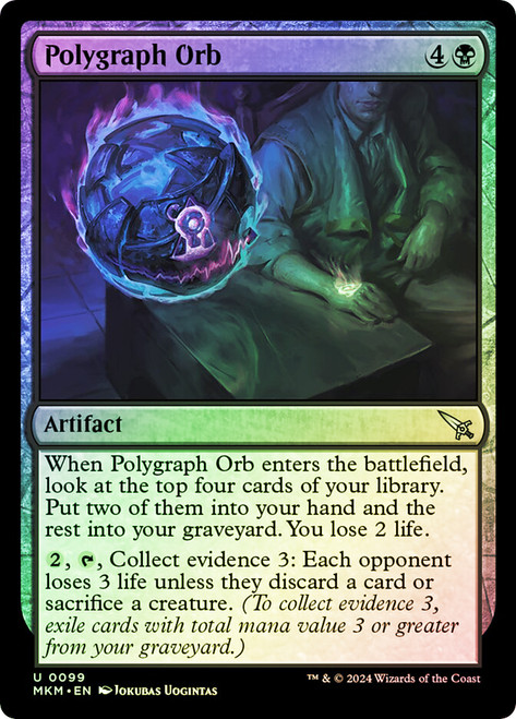 Polygraph Orb\nMurders at Karlov Manor\nSingle\nMagic The Gathering