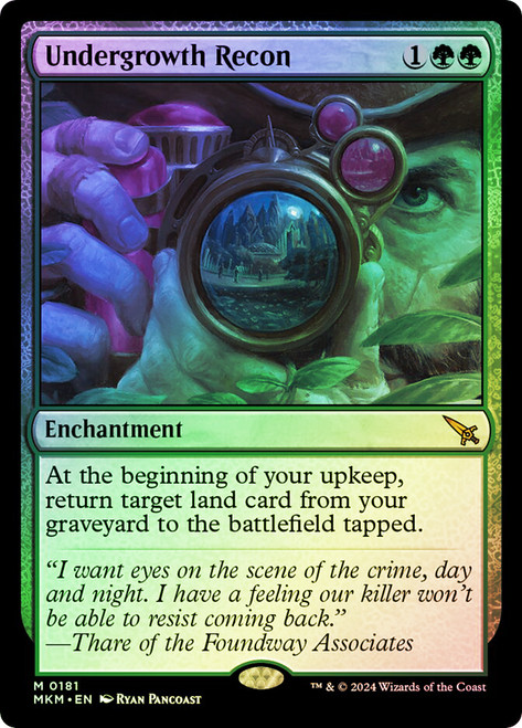 Undergrowth Recon\nMurders at Karlov Manor\nSingle\nMagic The Gathering