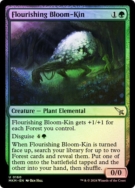 Flourishing Bloom-kin\nMurders at Karlov Manor\nSingle\nMagic The Gathering