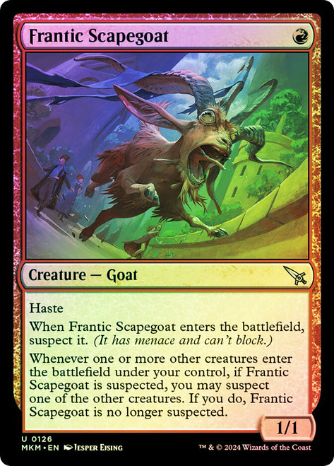 Frantic Scapegoat\nMurders at Karlov Manor\nSingle\nMagic The Gathering