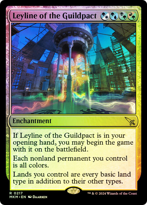 Leyline of the Guildpact ギルドパクトの力線 4枚 Leyline of the Guildpact | Murders at Karlov Manor | Star City Games