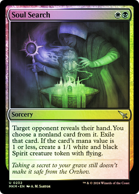 Soul Search\nMurders at Karlov Manor\nSingle\nMagic The Gathering