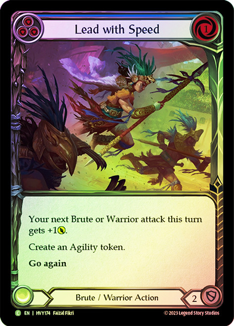 Lead With Speed Blue