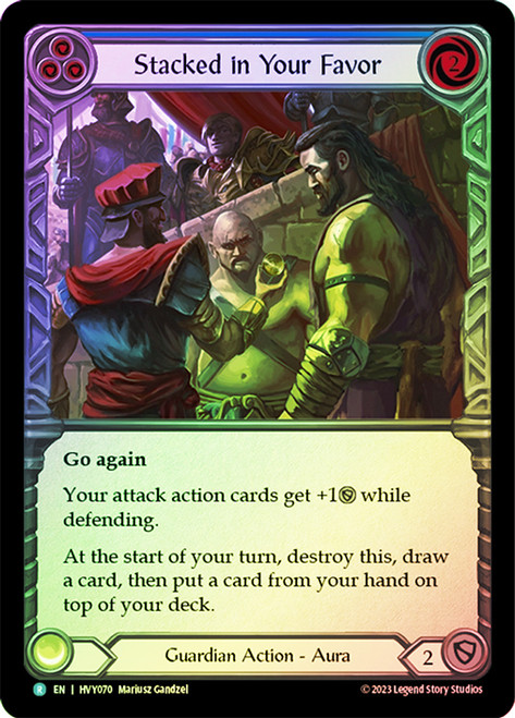 Stacked In Your Favor Blue