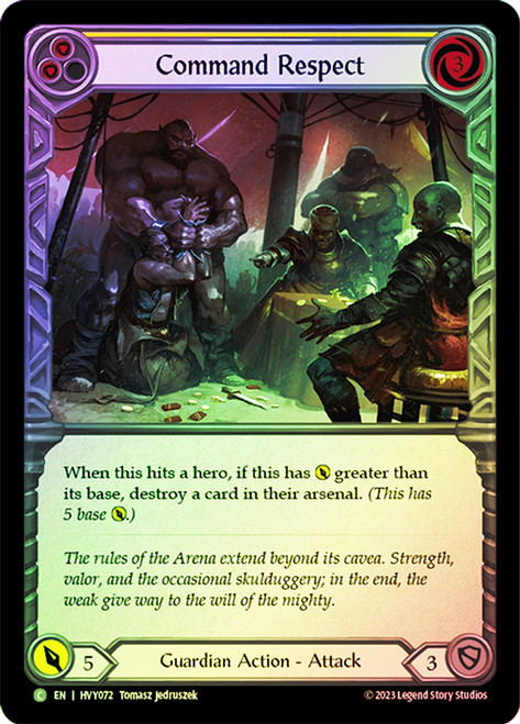 Command Respect Yellow