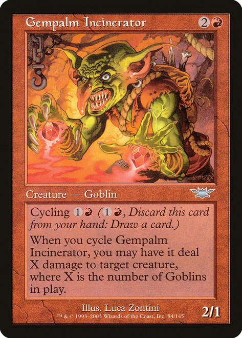 Gempalm Incinerator\nLegions\nSingle\nMagic The Gathering
