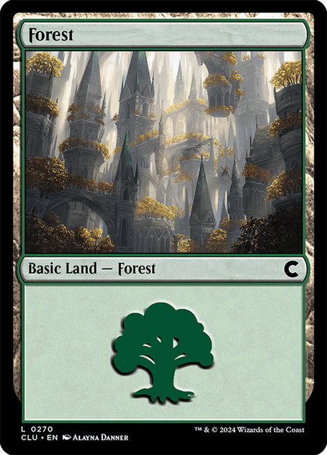 Forest (#270)\nRavnica: Clue Edition\nSingle\nMagic The Gathering