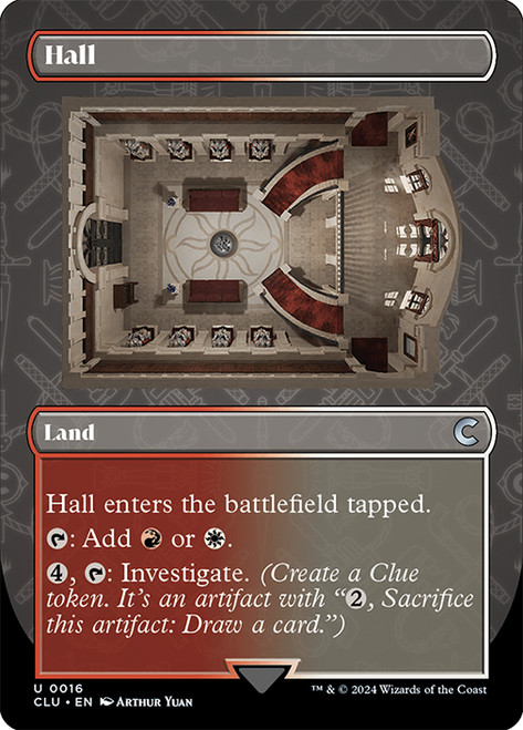 Hall (Borderless)\nRavnica: Clue Edition\nSingle\nMagic The Gathering