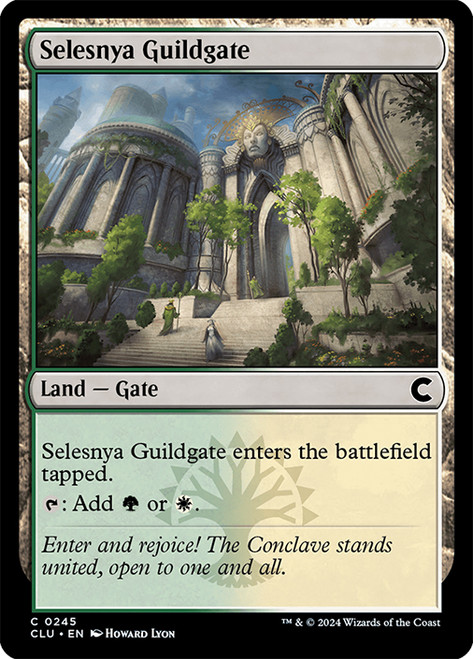 Selesnya Guildgate\nRavnica: Clue Edition\nSingle\nMagic The Gathering