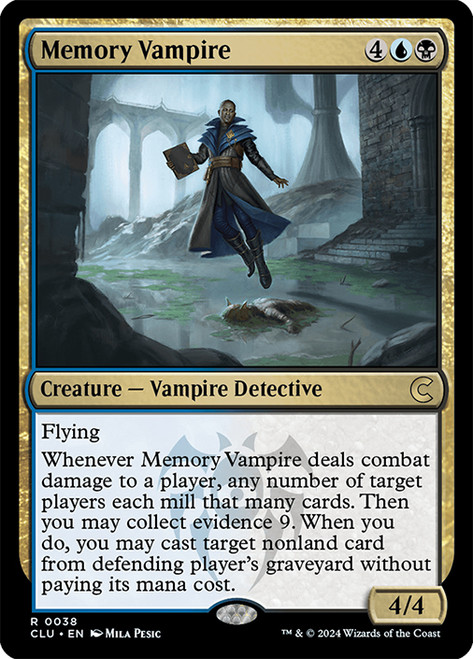 Memory Vampire\nRavnica: Clue Edition\nSingle\nMagic The Gathering