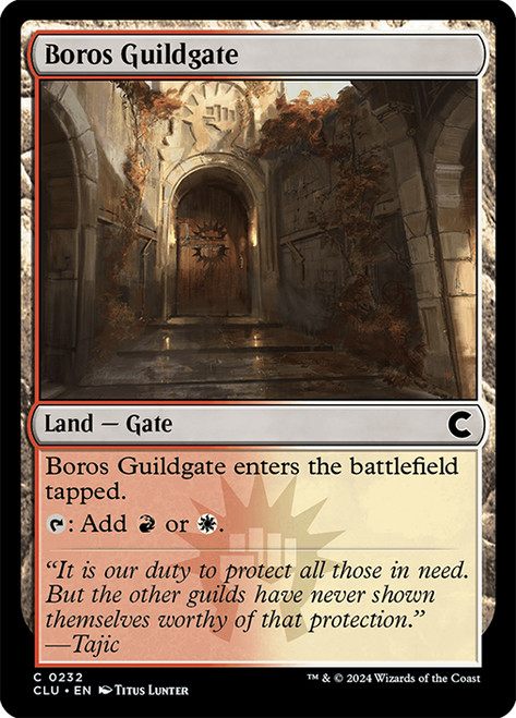 Boros Guildgate\nRavnica: Clue Edition\nSingle\nMagic The Gathering