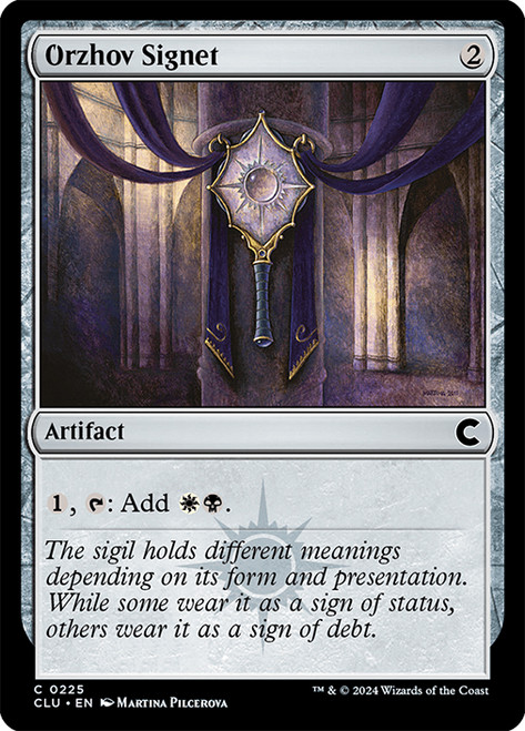 Orzhov Signet\nRavnica: Clue Edition\nSingle\nMagic The Gathering
