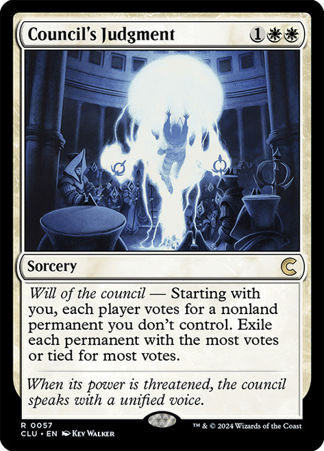 Council's Judgment\nRavnica: Clue Edition\nSingle\nMagic The Gathering