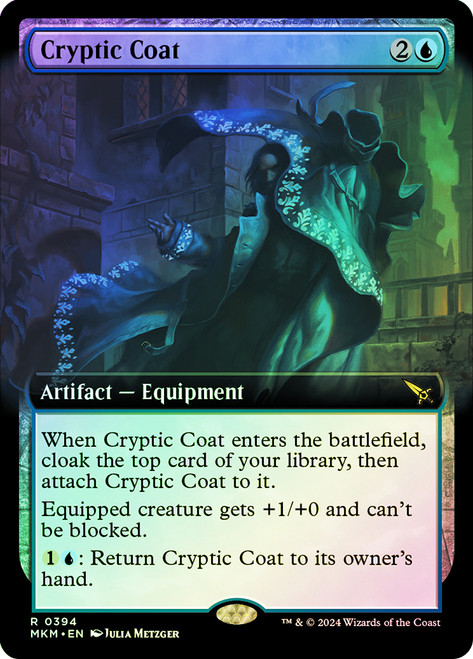 Cryptic Coat (Extended Art)\nMurders at Karlov Manor - Variants\nSingle\nMagic The Gathering