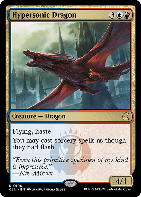 Hypersonic Dragon\nRavnica: Clue Edition\nSingle\nMagic The Gathering