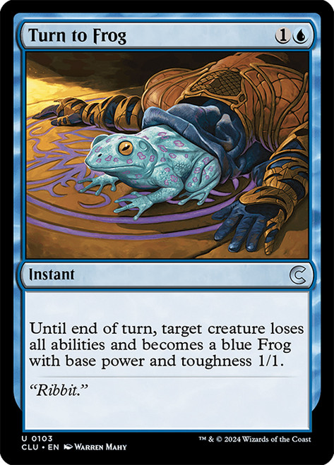 Turn to Frog\nRavnica: Clue Edition\nSingle\nMagic The Gathering