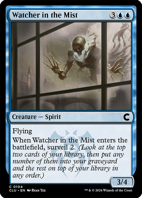 Watcher in the Mist\nRavnica: Clue Edition\nSingle\nMagic The Gathering