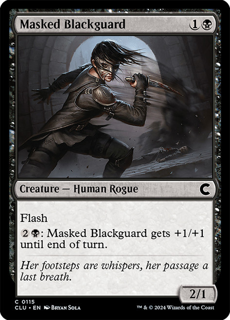 Masked Blackguard\nRavnica: Clue Edition\nSingle\nMagic The Gathering