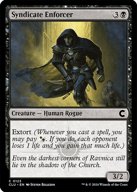 Syndicate Enforcer\nRavnica: Clue Edition\nSingle\nMagic The Gathering