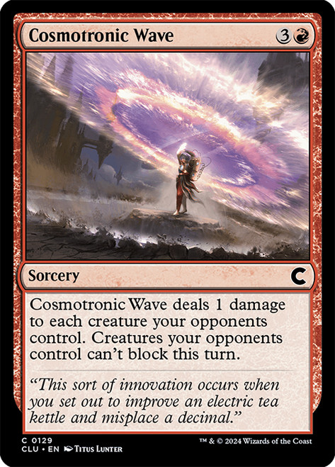 Cosmotronic Wave\nRavnica: Clue Edition\nSingle\nMagic The Gathering