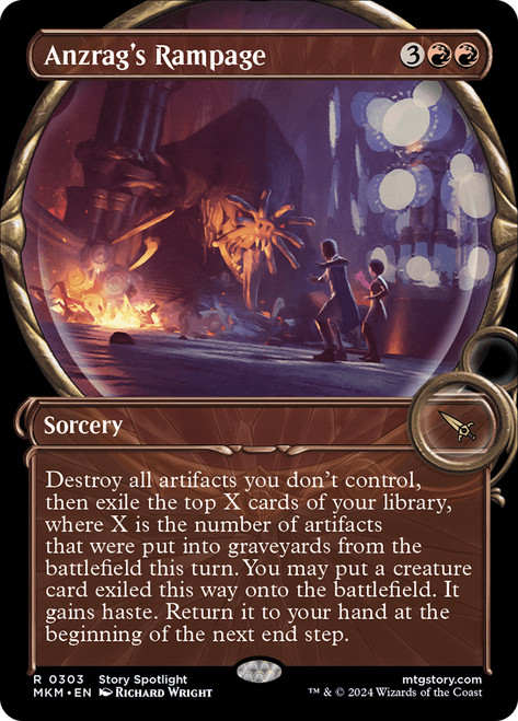 Anzrag's Rampage (Showcase)\nMurders at Karlov Manor - Variants\nSingle\nMagic The Gathering