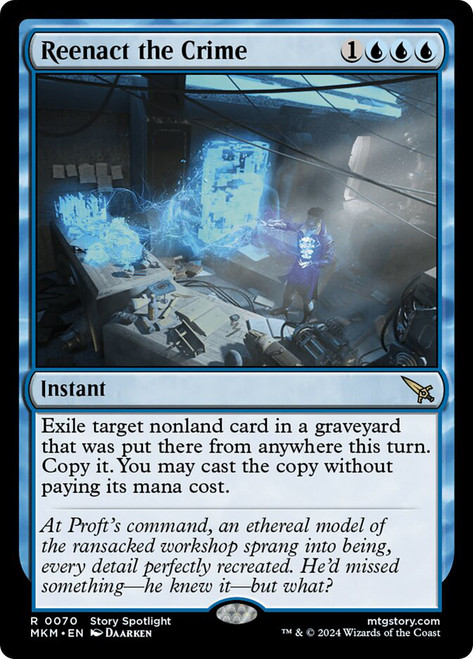 Reenact the Crime\nMurders at Karlov Manor\nSingle\nMagic The Gathering