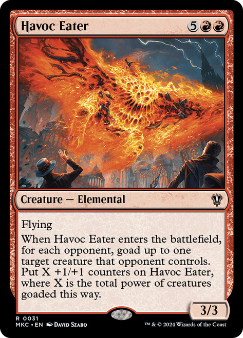 Havoc Eater\nMurders at Karlov Manor Commander\nSingle\nMagic The Gathering