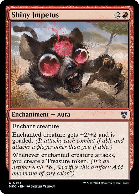 Shiny Impetus\nMurders at Karlov Manor Commander\nSingle\nMagic The Gathering