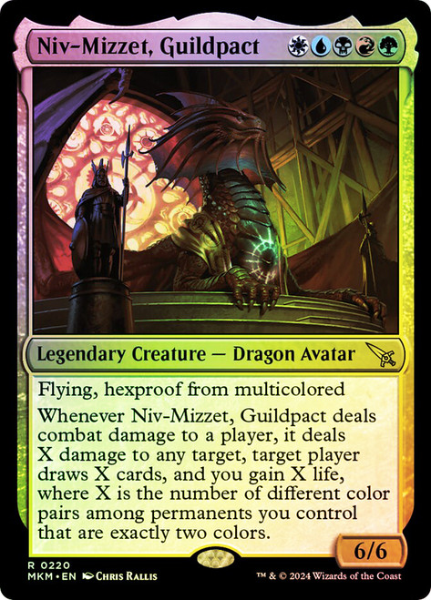 Niv-Mizzet, Guildpact\nMurders at Karlov Manor\nSingle\nMagic The Gathering
