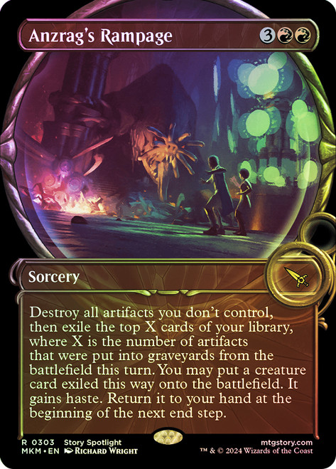 Anzrag's Rampage (Showcase)\nMurders at Karlov Manor - Variants\nSingle\nMagic The Gathering