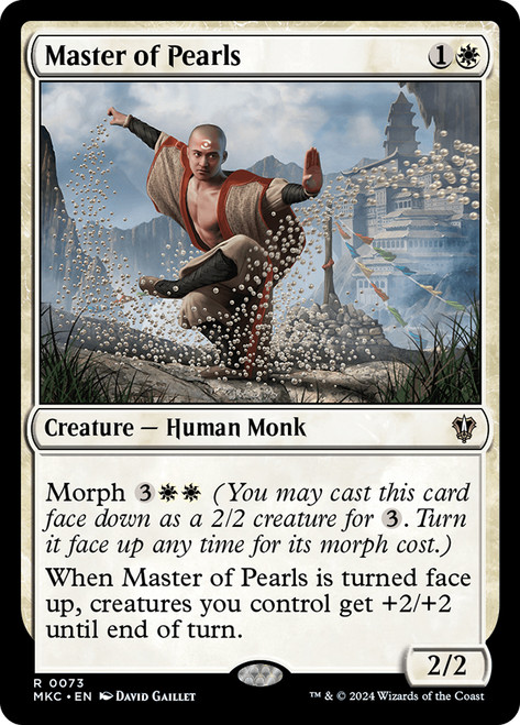 Master of Pearls\nMurders at Karlov Manor Commander\nSingle\nMagic The Gathering