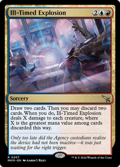 Ill-Timed Explosion\nMurders at Karlov Manor\nSingle\nMagic The Gathering
