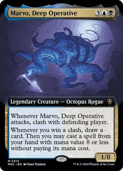 Marvo, Deep Operative (Extended Art)\nMurders at Karlov Manor Commander - Variants\nSingle\nMagic The Gathering