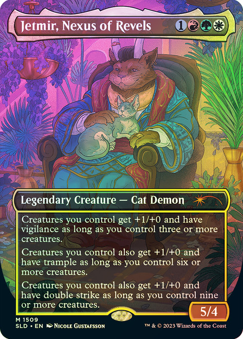 Jetmir, Nexus of Revels // Jetmir, Nexus of Revels
Secret Lair Drop
Single
Magic: The Gathering
