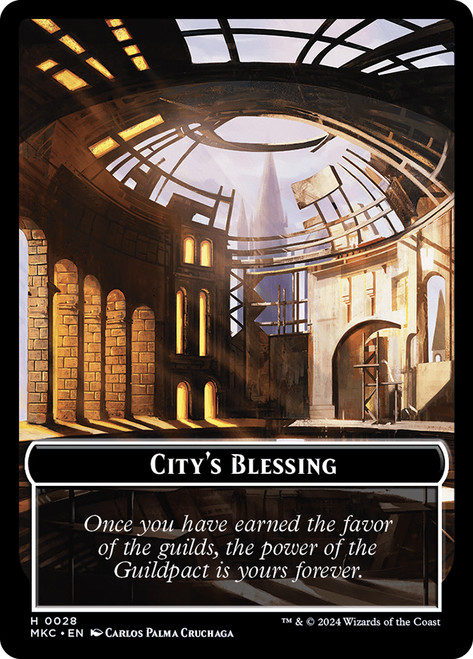{City's Blessing} // {Human Soldier Token}
Murders at Karlov Manor Commander
Single
Magic: The Gathering